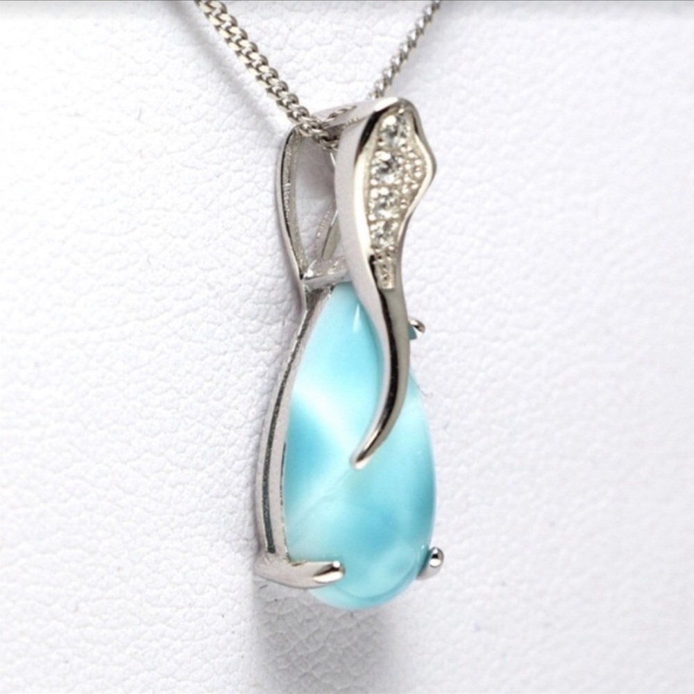Larimar Locket with chain